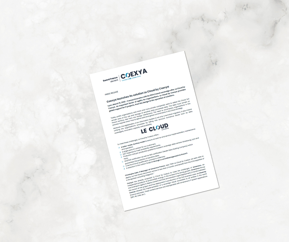 Coexya launches Le Cloud by Coexya