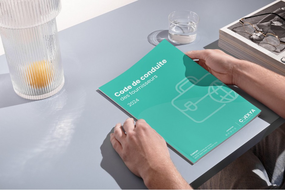 Illustration du code de conduite fournisseur 2024 de Coexya
